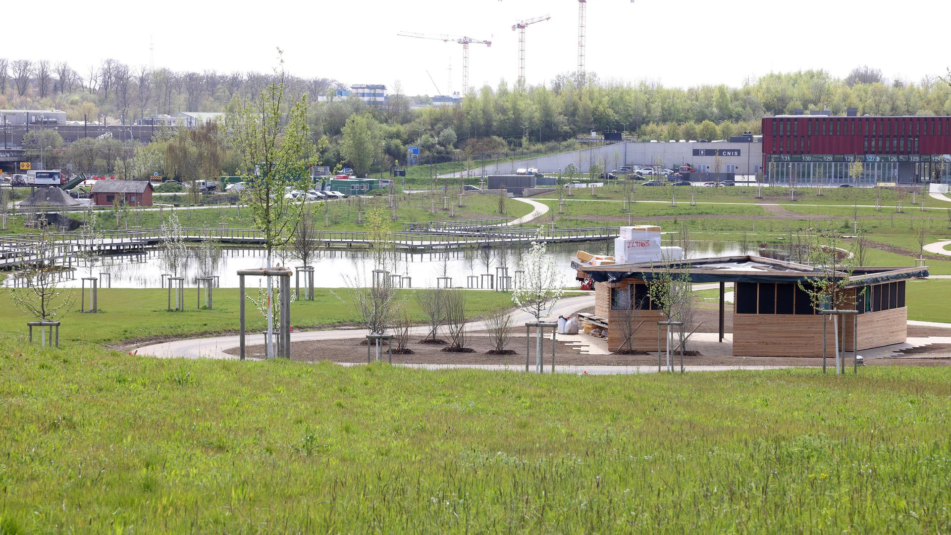 New 16.6 hectare park in Gasperich will open to the public in June 