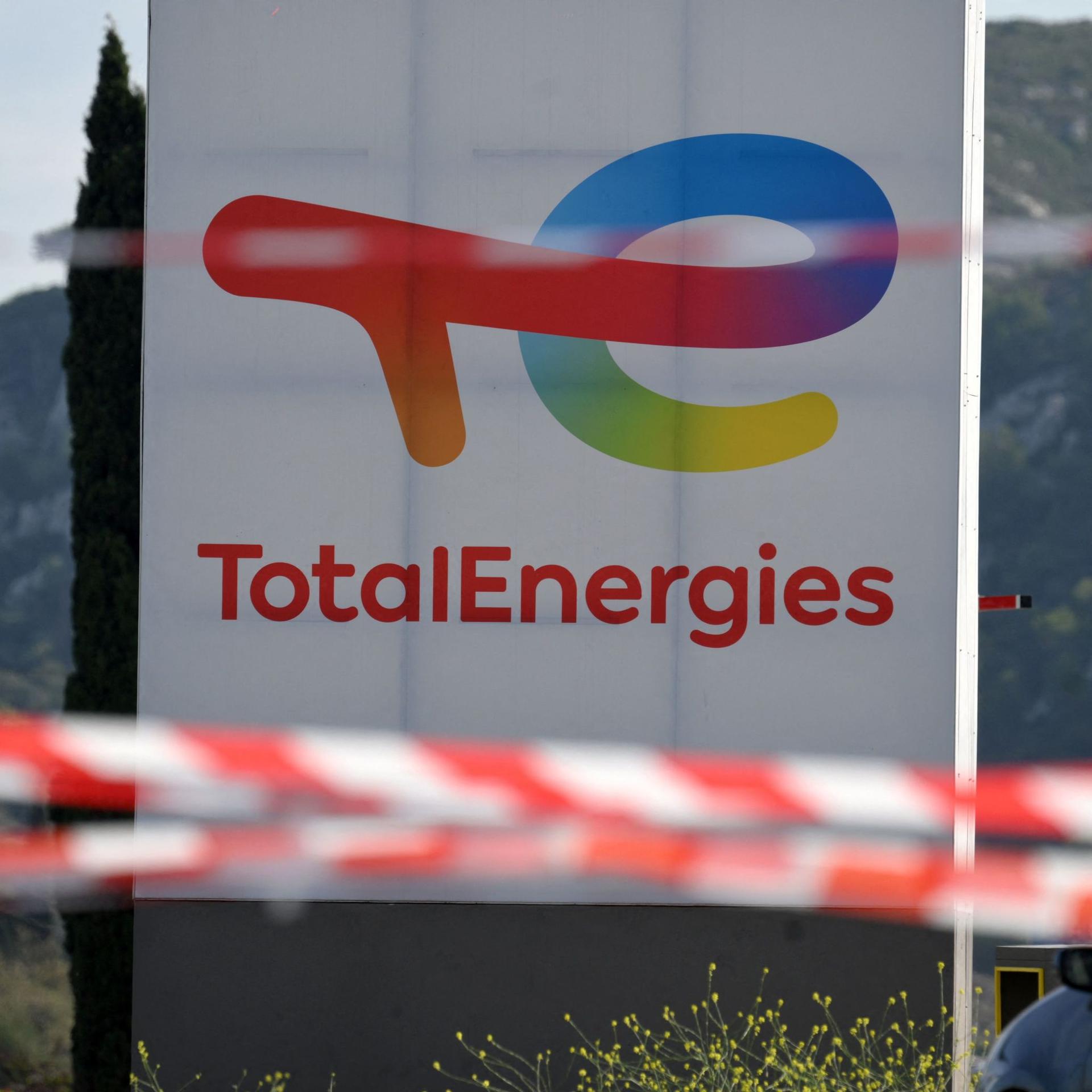 A TotalEnergies oil station near Marseille