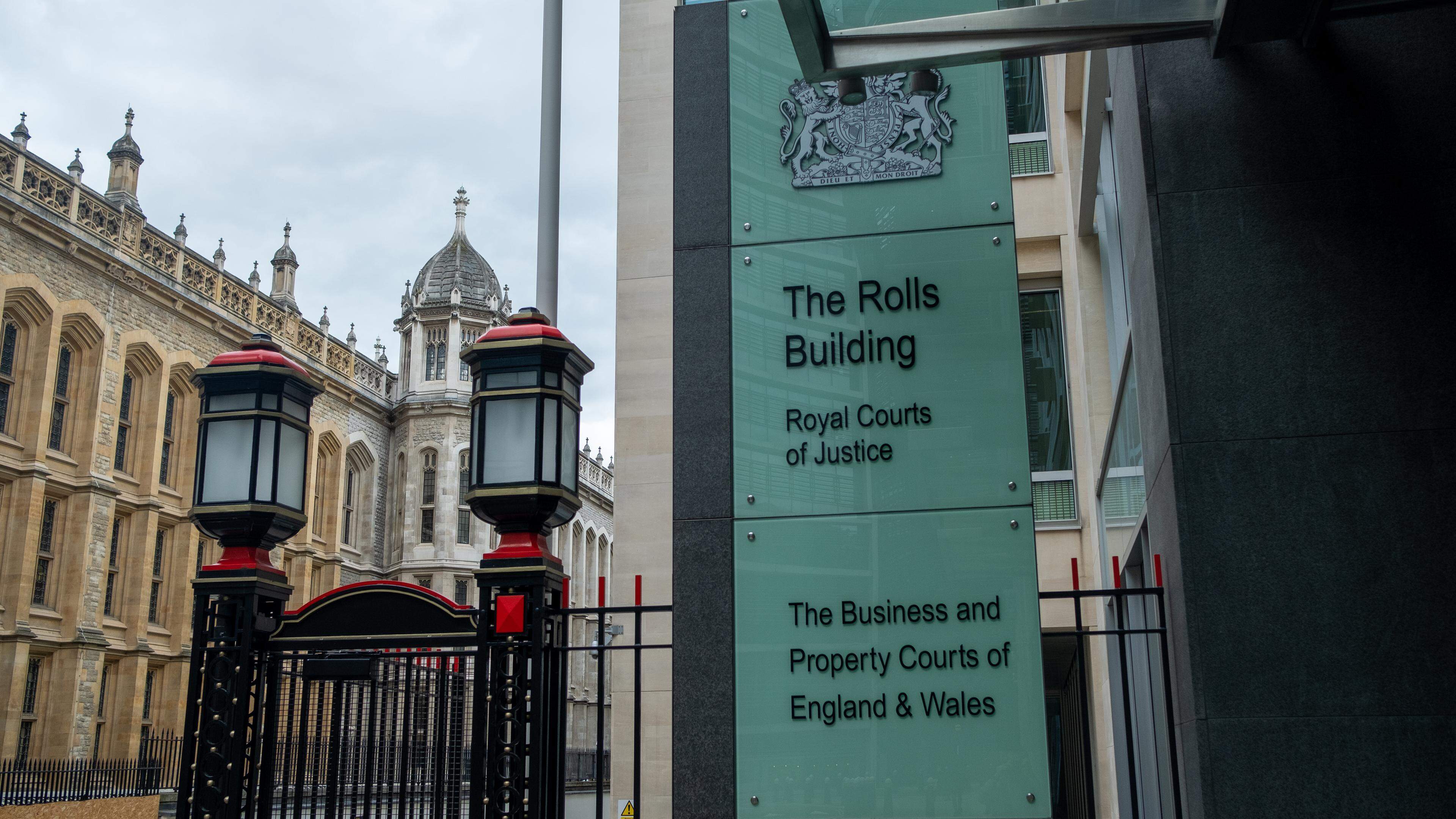 The civil case in London’s Royal Courts is being heard at the same time as a criminal trial in Denmark that began last month