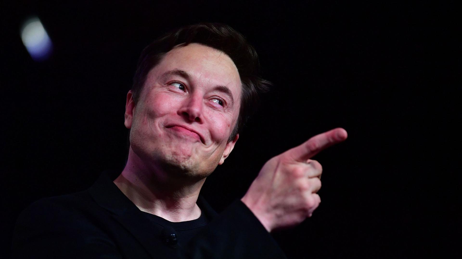 Tesla CEO Elon Musk speaks in Hawthorne, California, March 14, 2019.