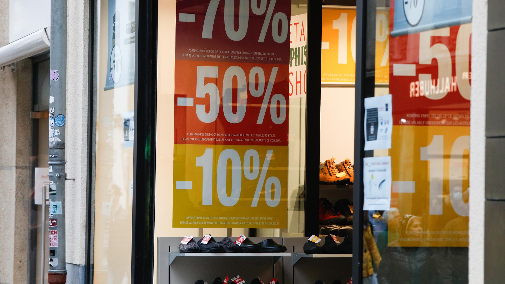 Sales have been cited as the main reason for the fall in inflation in July this year