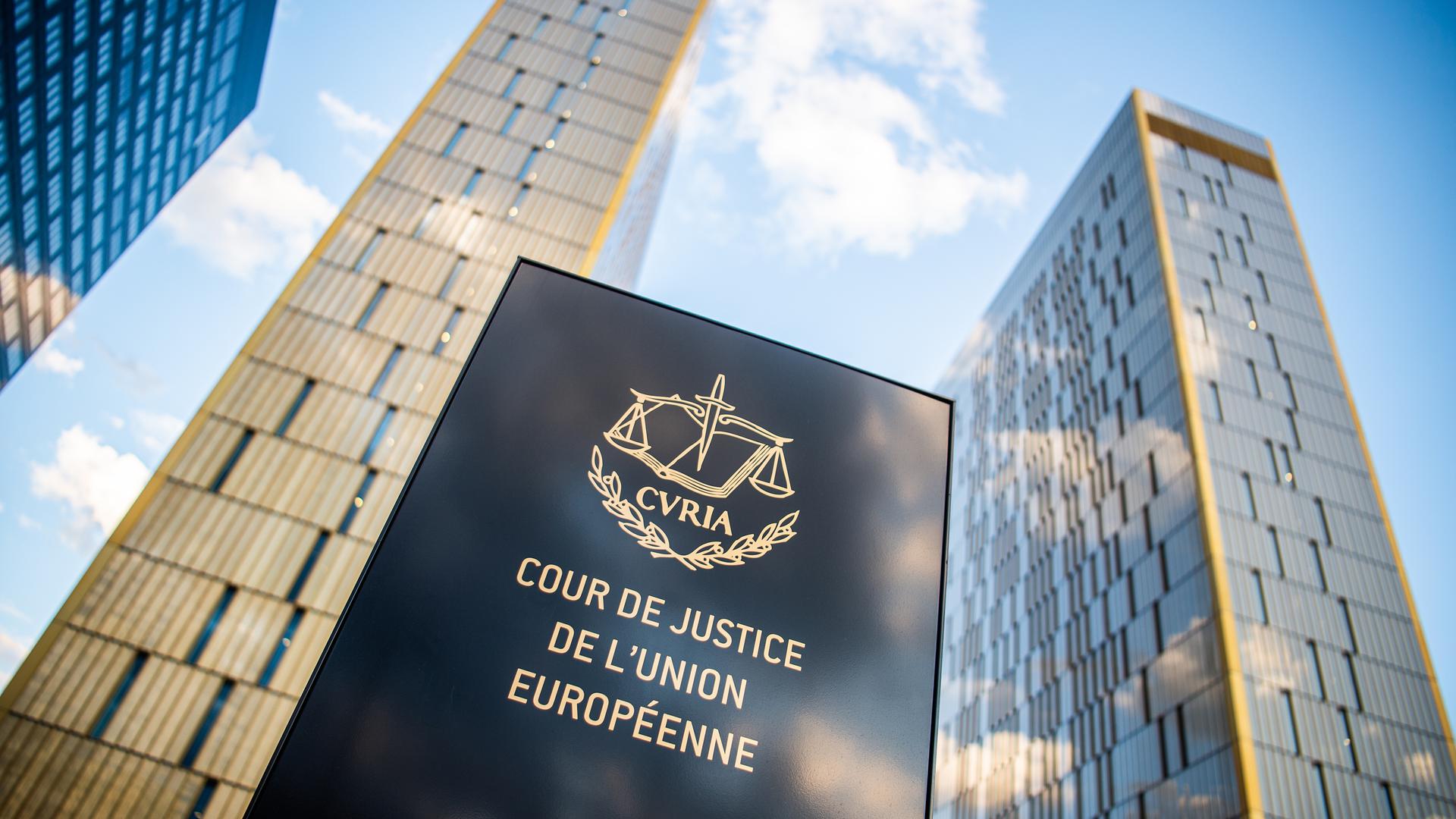 The European Court of Justice in the Kirchberg area of Luxembourg's capital
