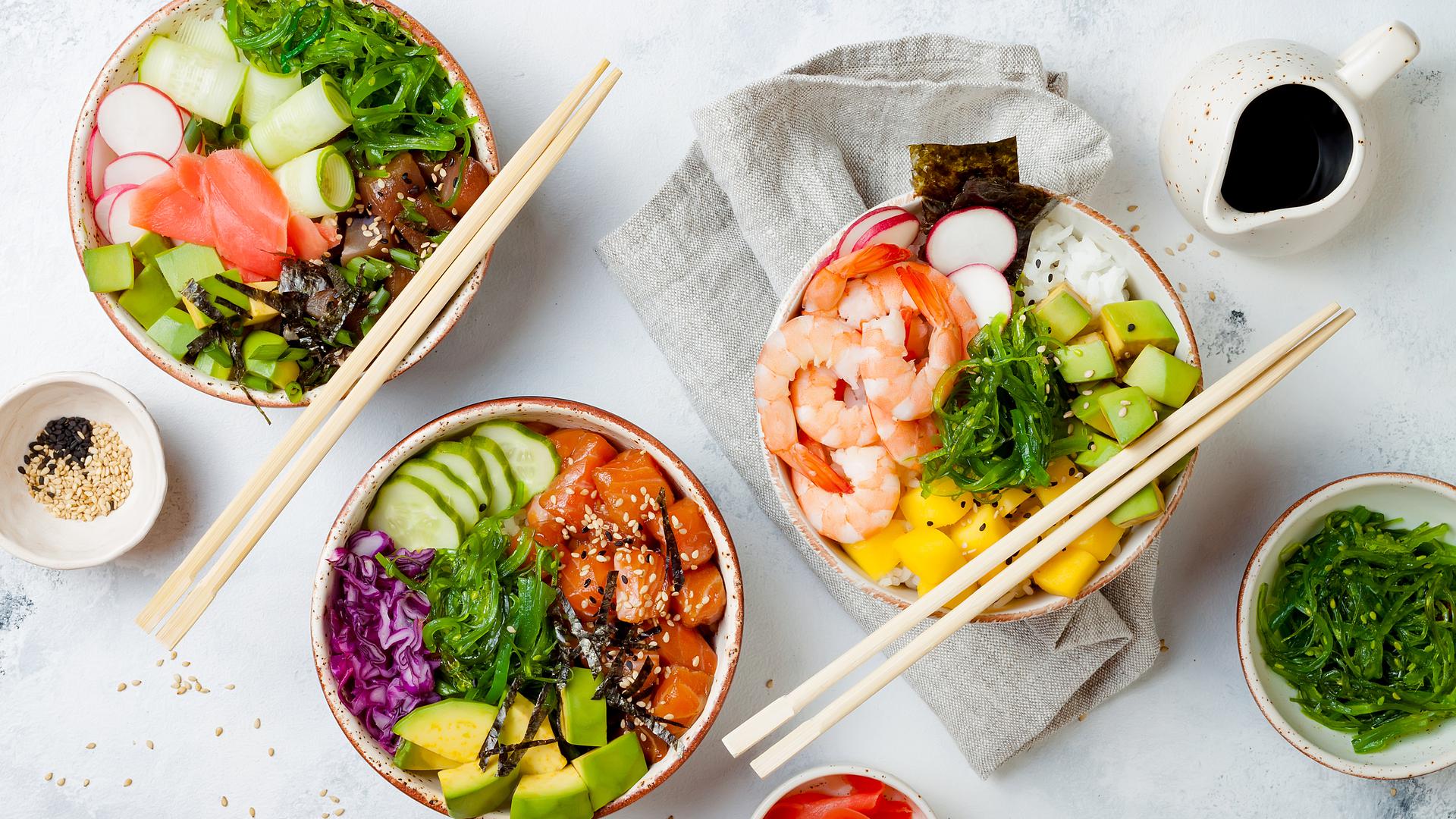 A number of places in Luxembourg offer Poke bowls to go, and you can choose your own ingredients