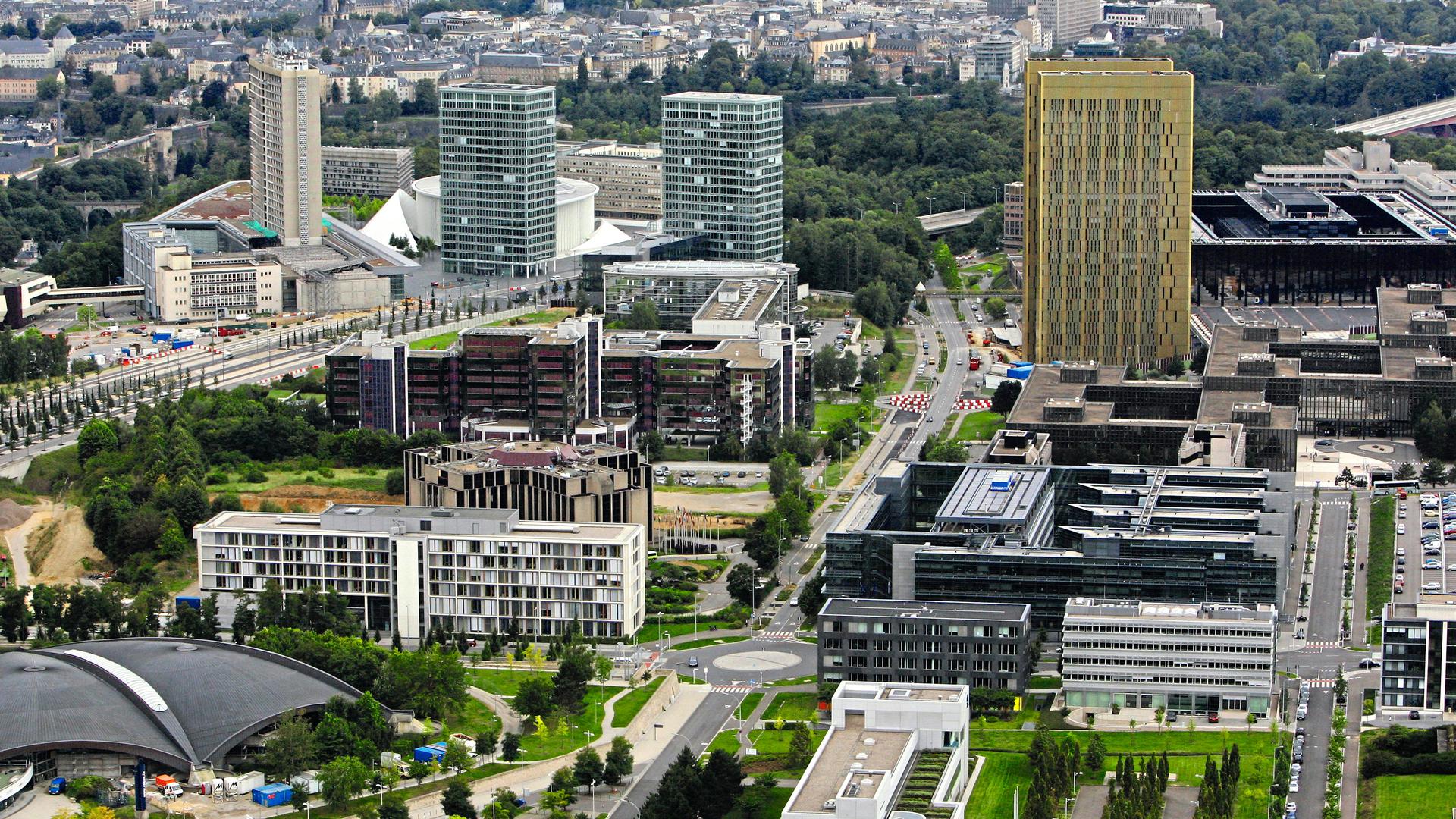 The Kirchberg area is home to EU institutions in Luxembourg