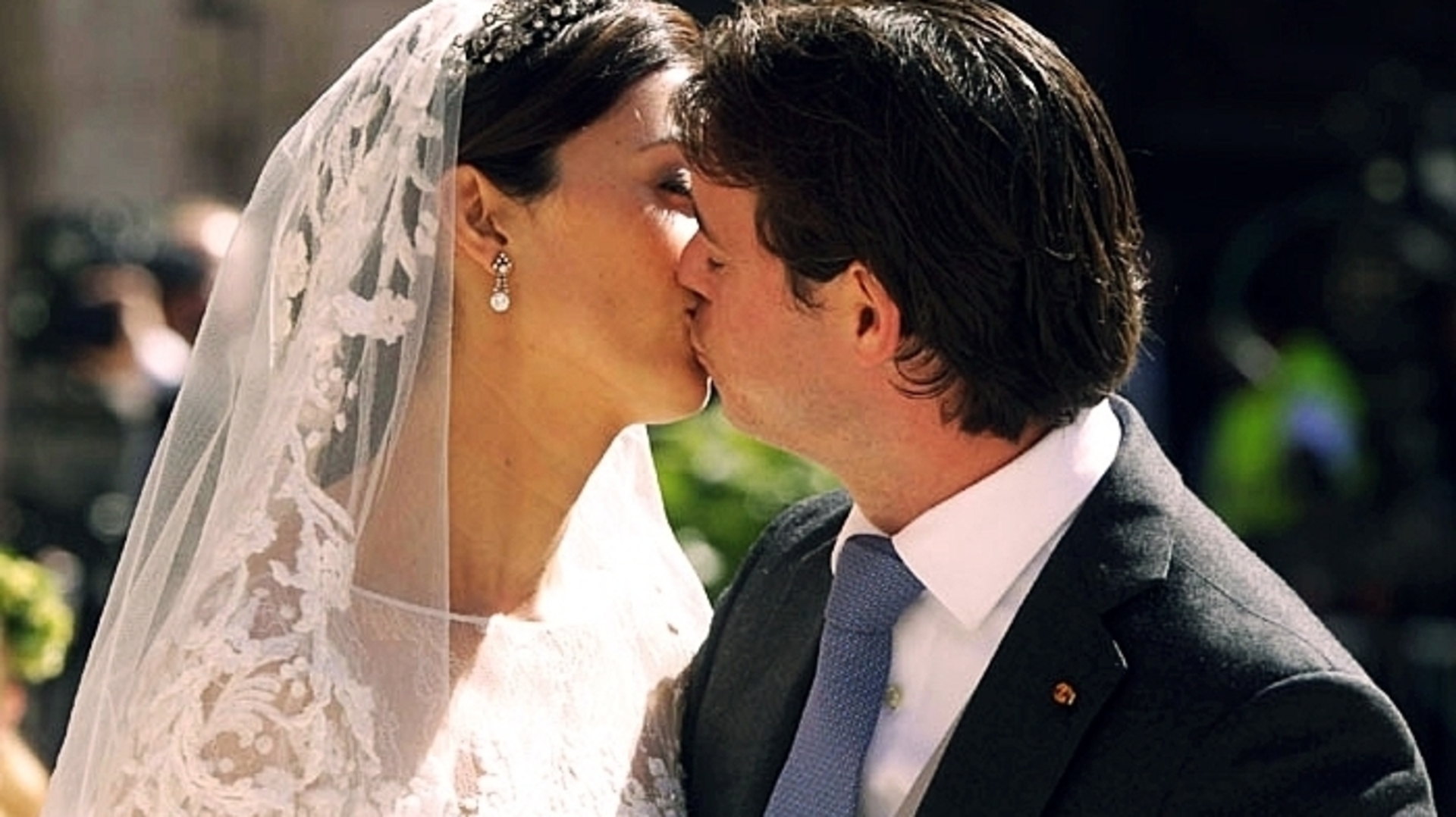 princess claire of luxembourg wedding dress A Vision In White