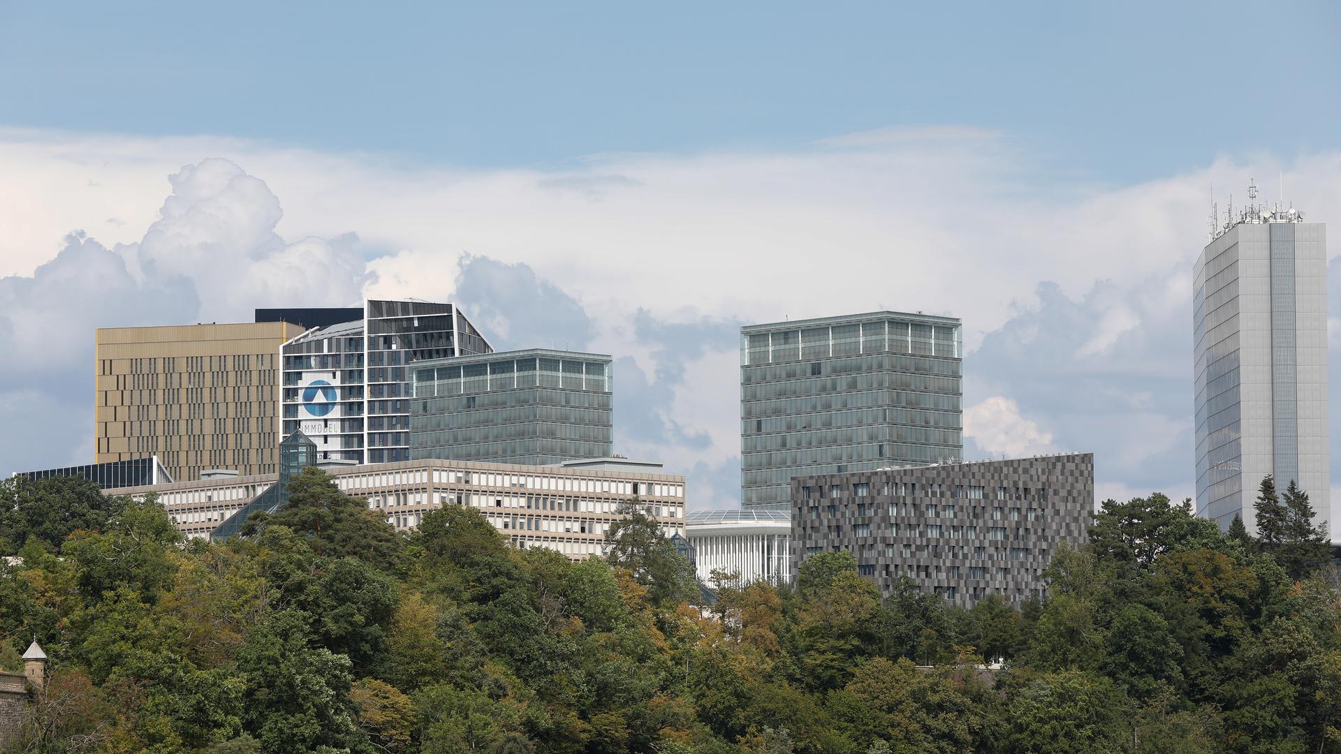 A view of Kirchberg, home to many of Luxembourg's EU institutions
