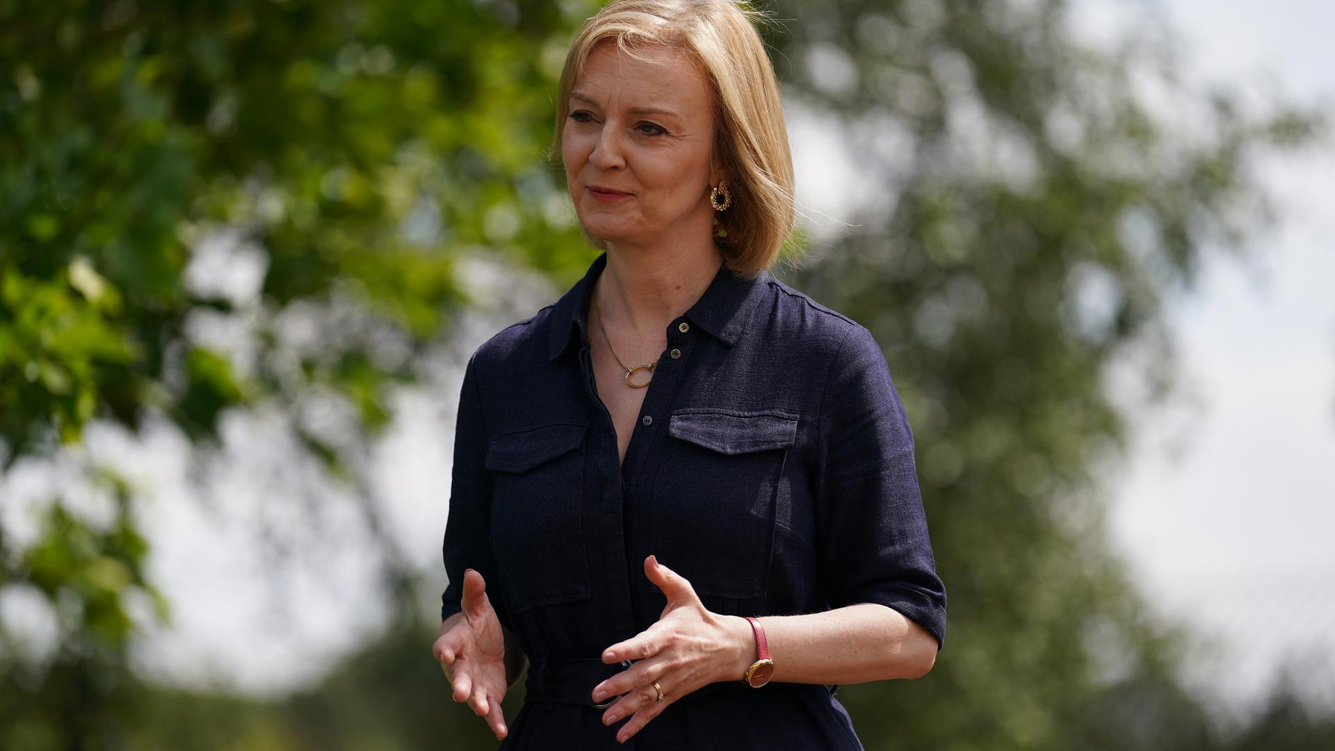 Liz Truss, candidate to succeed Boris Johnson as the UK's prime minister