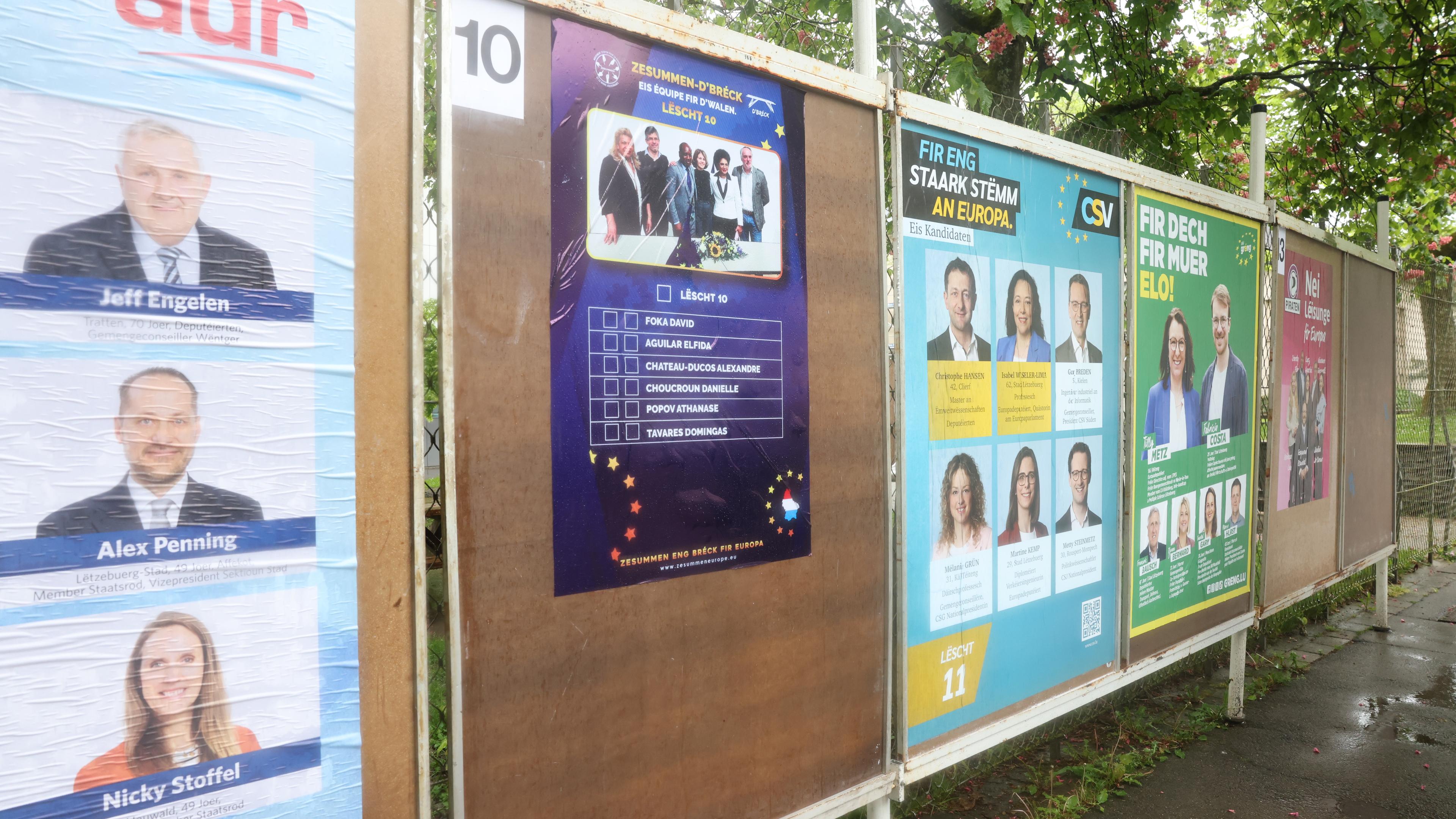 Campaigning for the EU elections officially kicked off over the weekend when parties began putting up election posters and begin distributing campaign material 