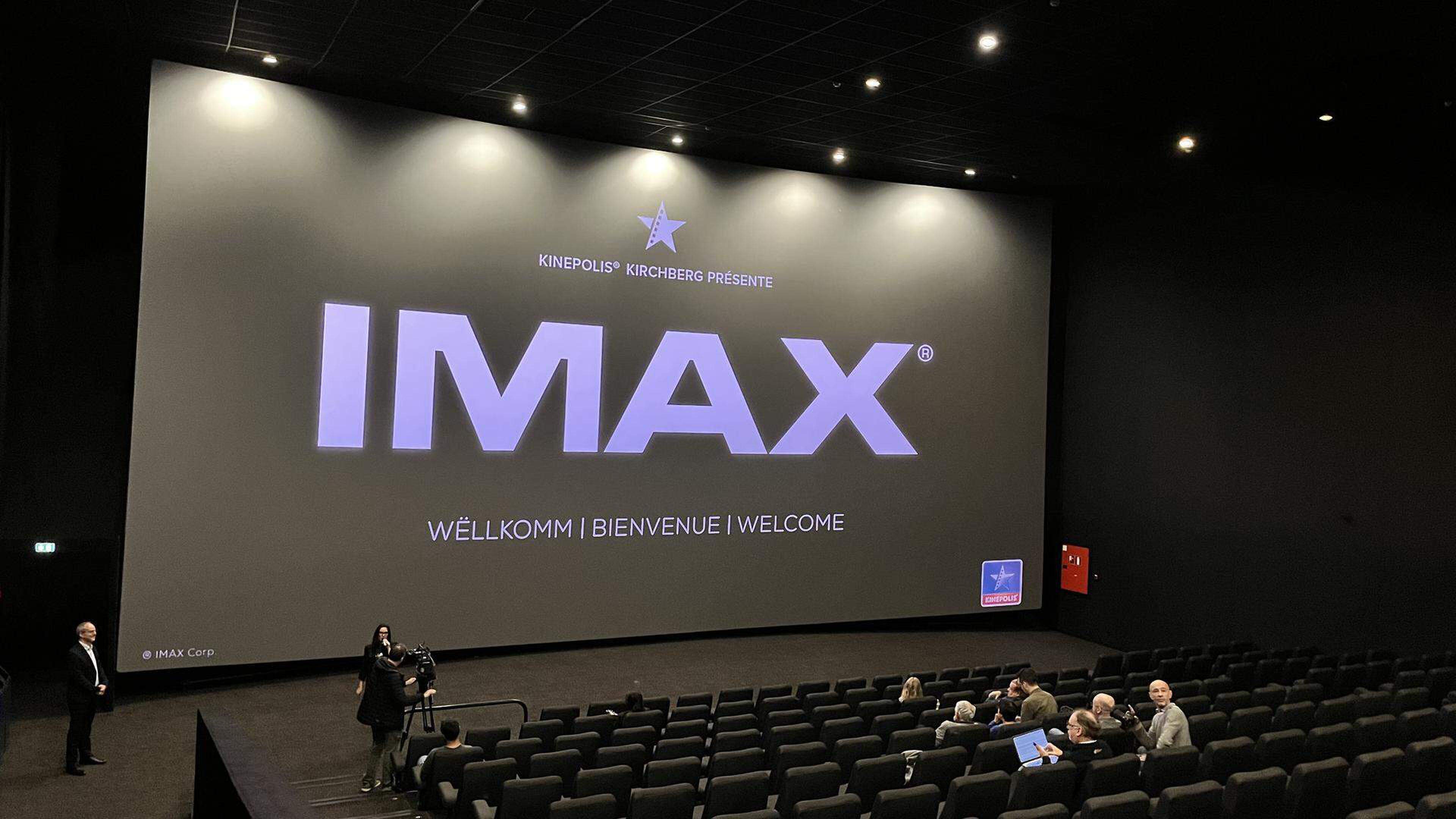 The Imax screen at Kinepolis in Kirchberg is roughly as wide as the length of a tennis court. 