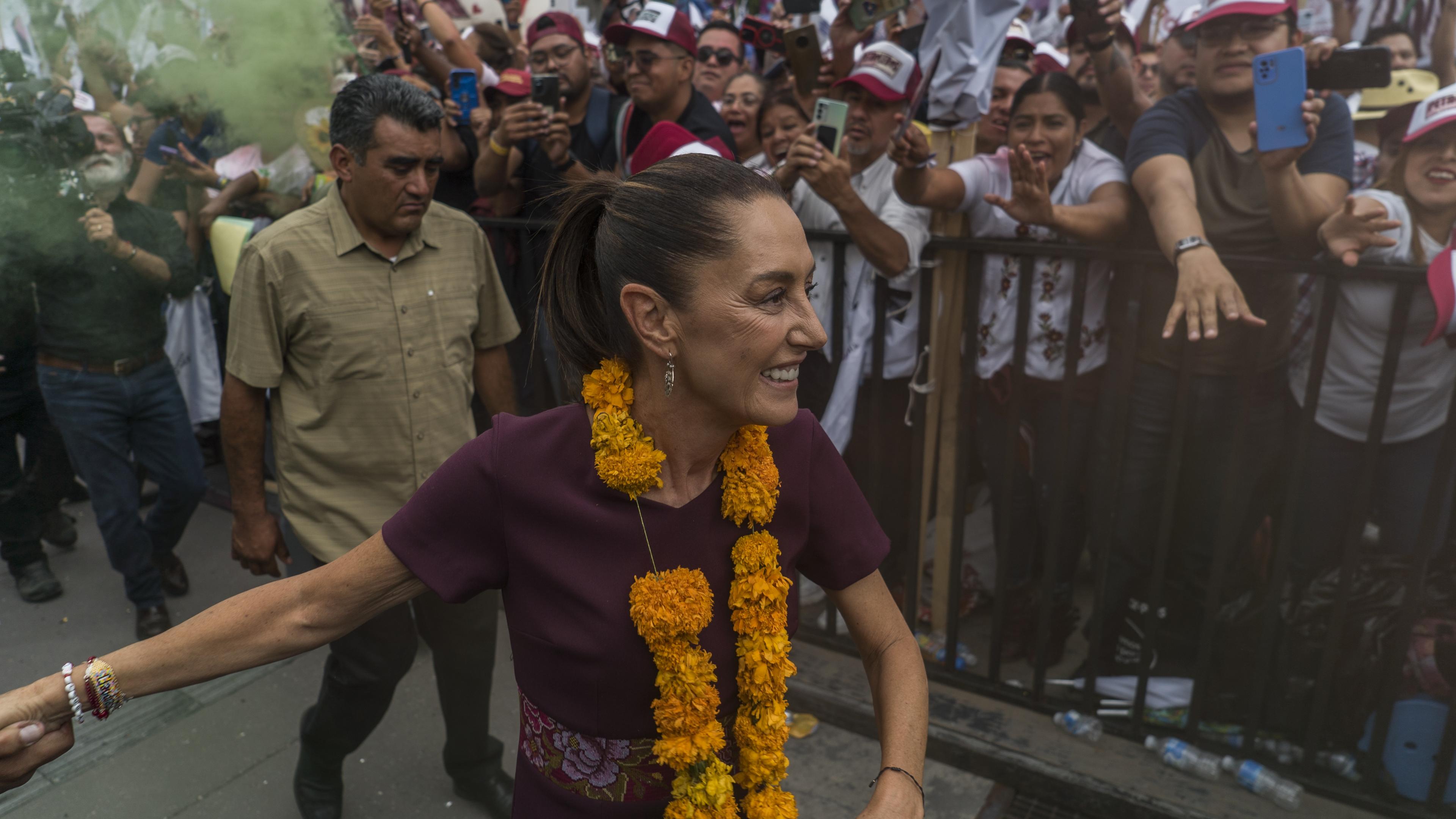 Claudia Sheinbaum is set to become Mexico’s first female president