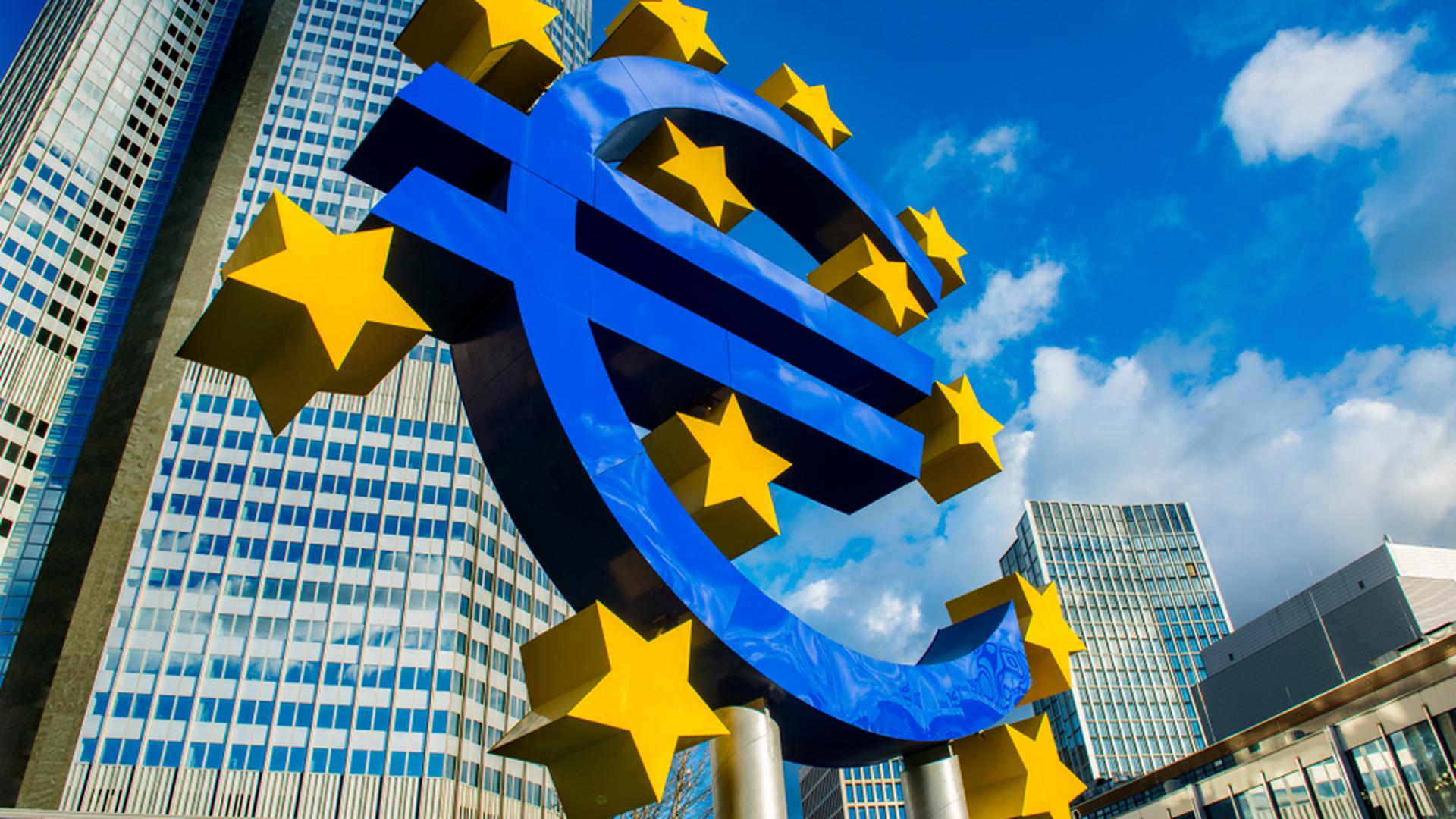 The European Central Bank said inflation rose to almost 5% in November
