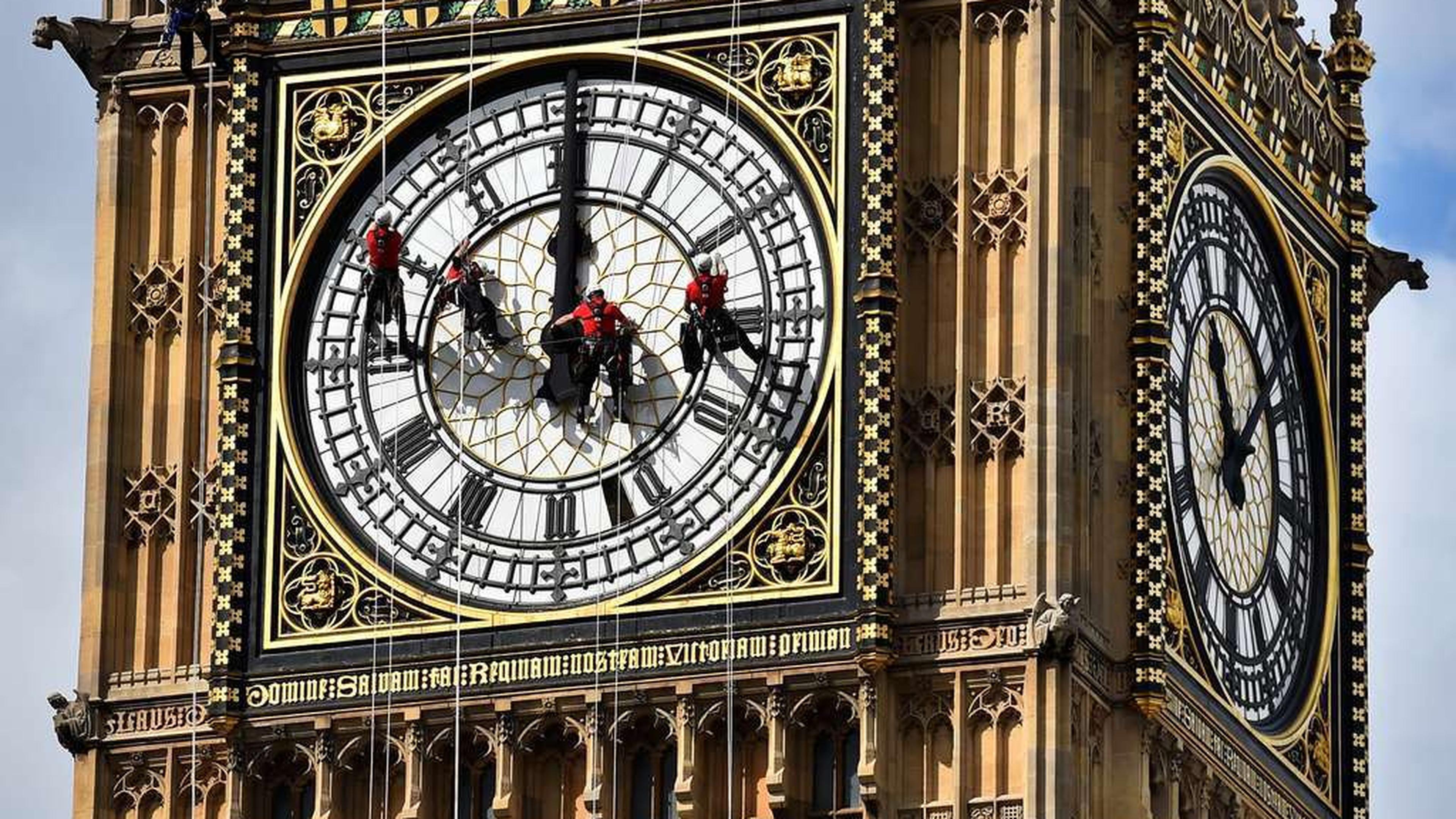 London's Big Ben gets clock face clean-up | Luxembourg Times