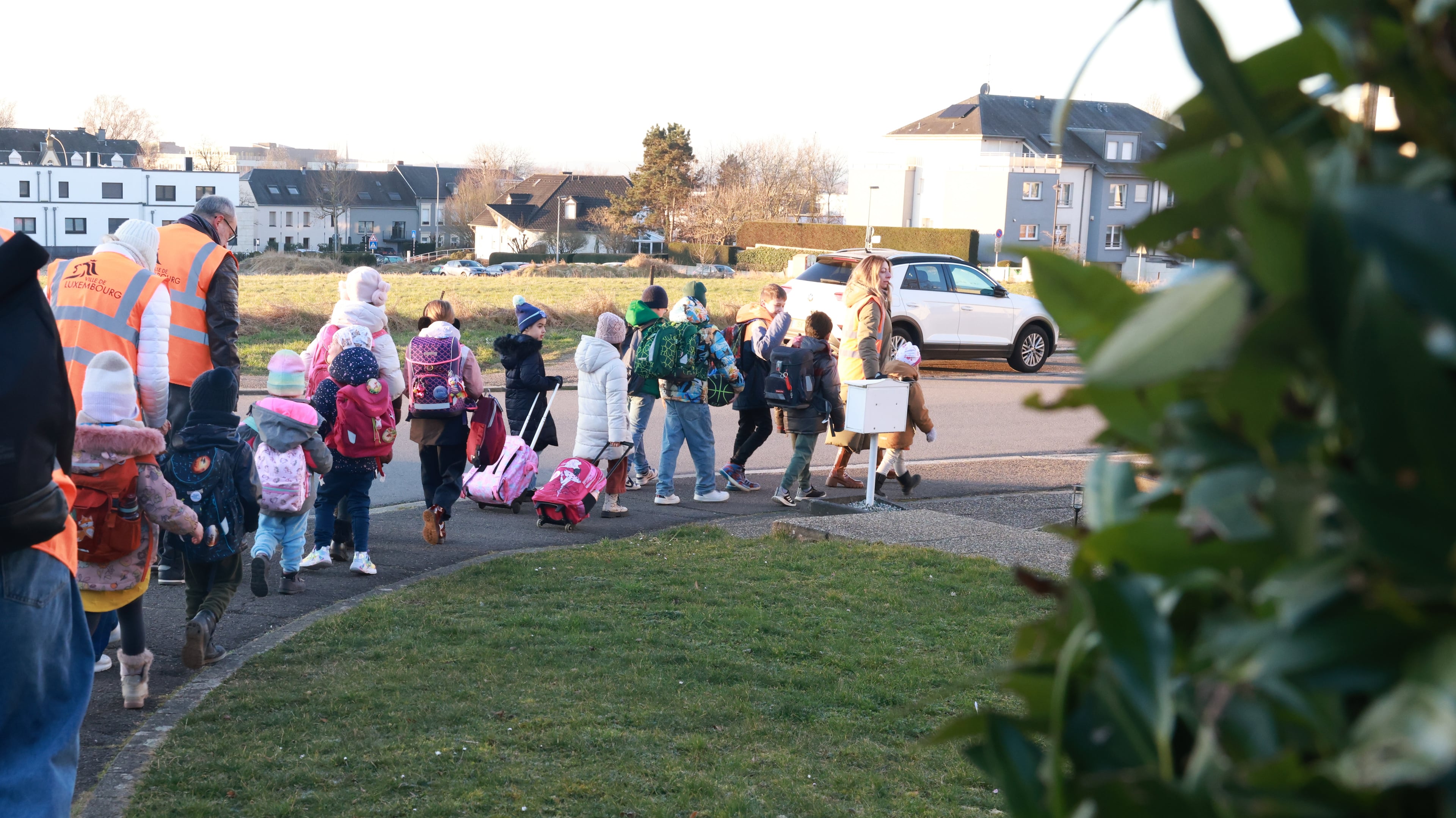 Meet the pedibus chaperones who walk children to and from school