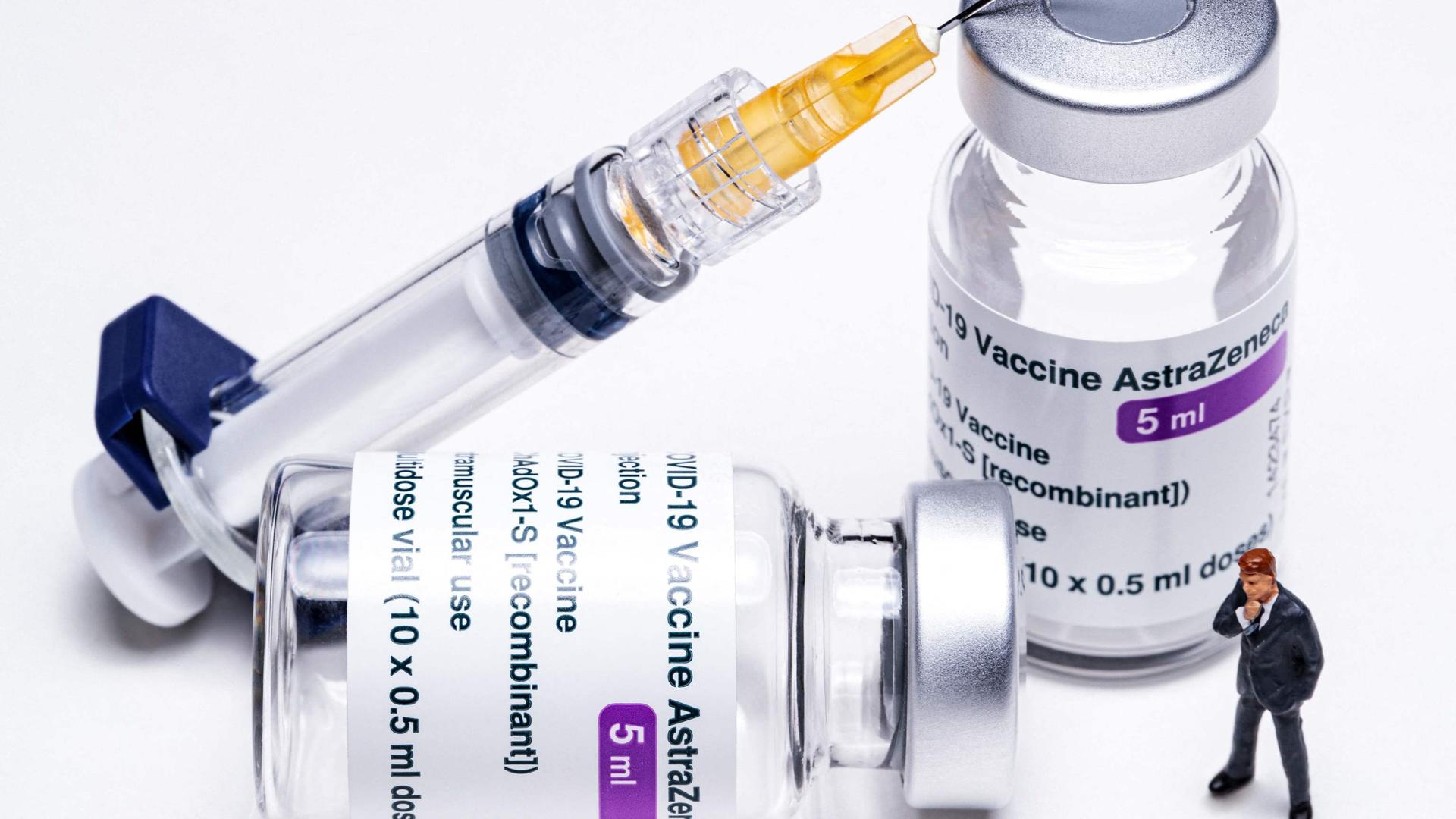 Doses of the AstraZeneca vaccine