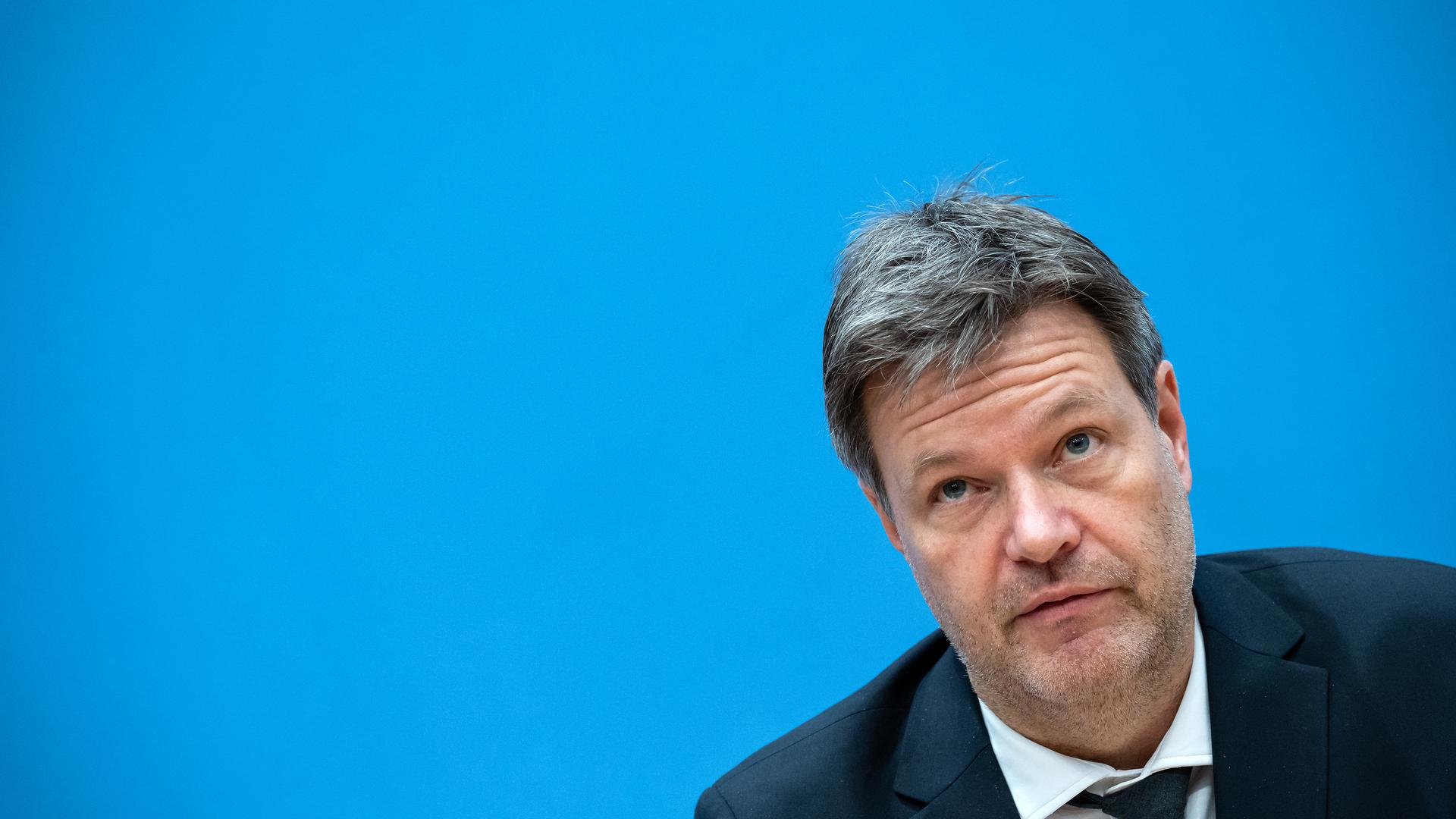 German Economy Minister Robert Habeck in Berlin on Wednesday
