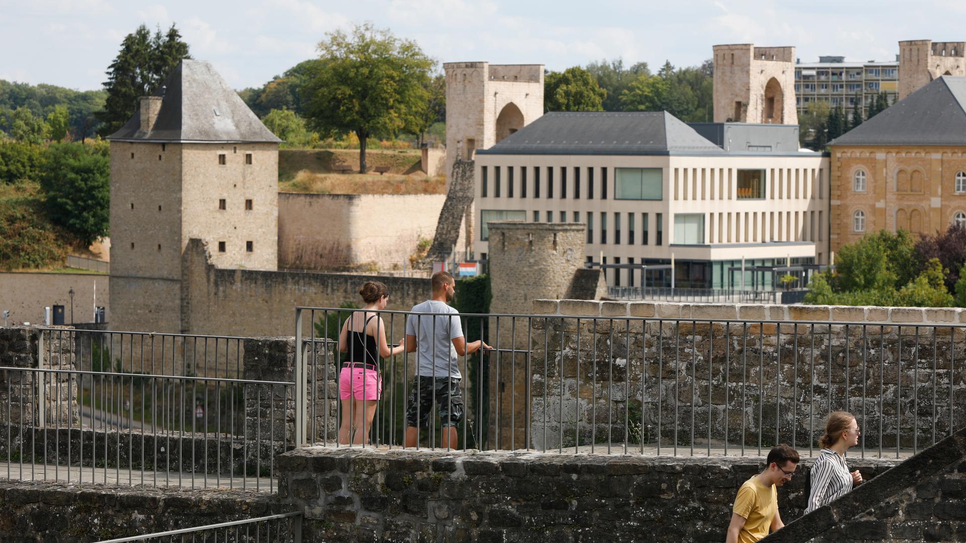 Reminders of Vauban's fortifications to Luxembourg City 