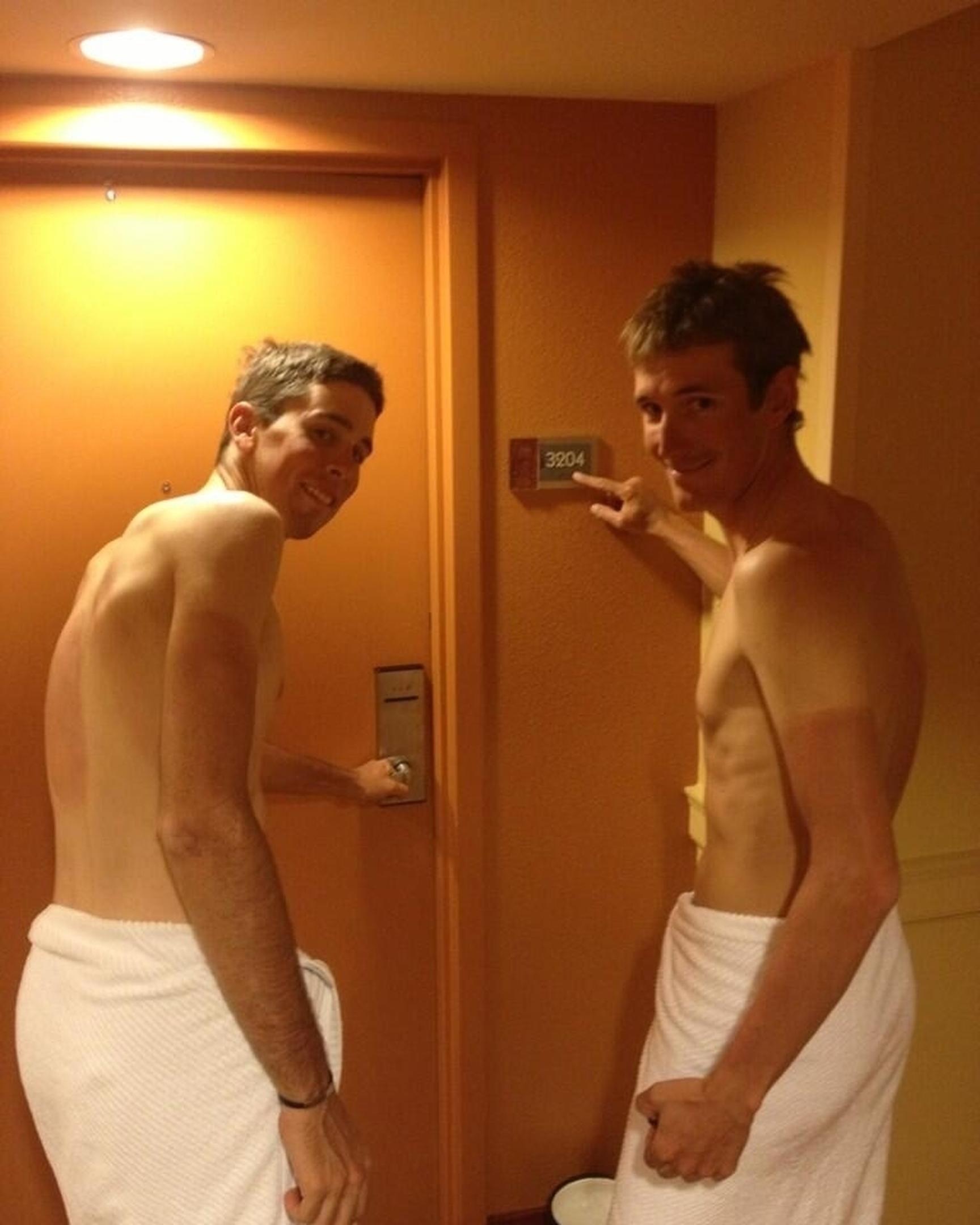 Half naked Schleck & Didier locked out of hotel room | Luxembourg Times